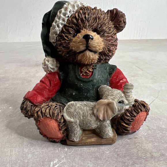 vintage k's collection figurine‎ Teddy Bear With Elephant - Picture 1 of 10